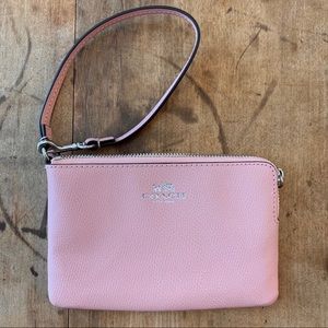 Coach Leather Wristlet